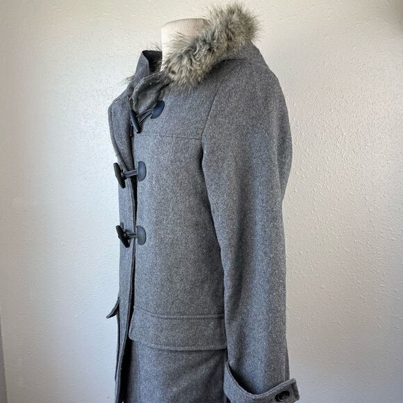Old Navy Hooded Wool Blend Jacket Size S EUC - Picture 3 of 8
